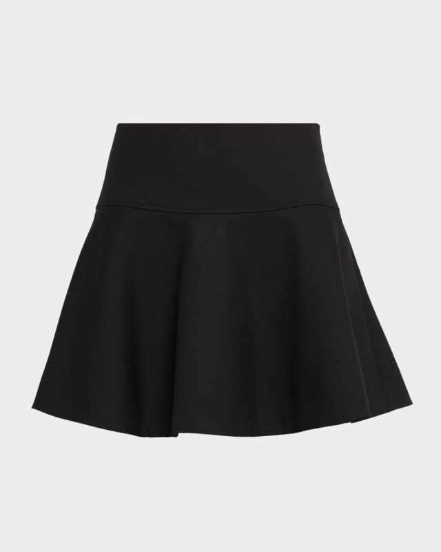 Kiernan Circle-Cut Mini Skirt